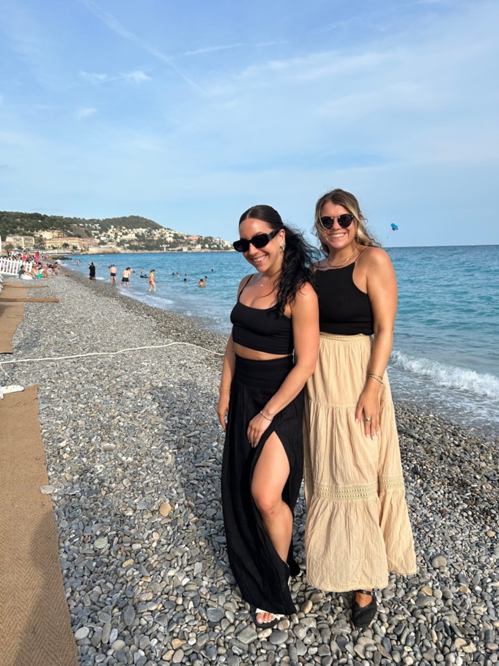 WeWoreWhat Black Smocked-Waist Maxi Skirt